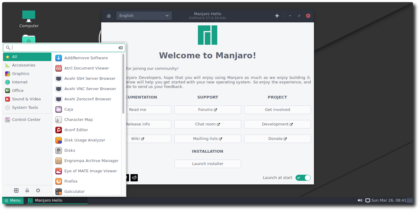 Манджаро отзывы. Manjaro Mate. Manjaro Linux Mate. Manjaro hello. Mate Manjaro install.